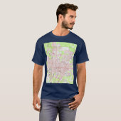 T-shirt Carte ancienne de Gainesville Floride 1966 format  (Devant entier)