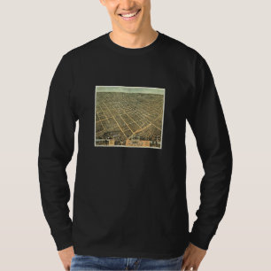 T-shirt Carte ancienne de Lexington Ky 1871