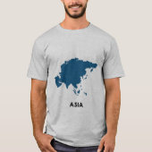 T-shirt Carte Asie (Devant)