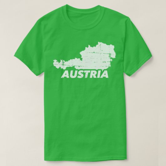 T-shirt Carte Autriche (Design devant)