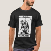 T-shirt Carte Baphomet Tarot Satanic Occul (Devant)