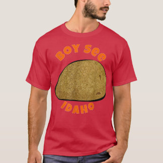 T-shirt Carte Boise Idaho Accueil État De L'Idaho Garçon V