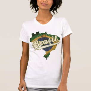 T-shirt Carte Brasil
