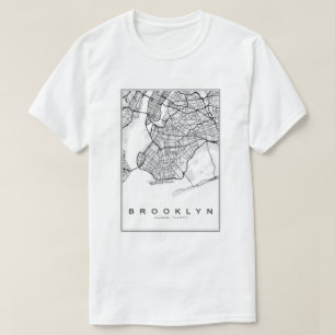 T-shirt Carte Brooklyn Illustration