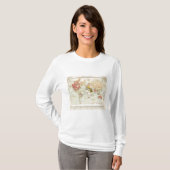 T-shirt Carte coloniale d'atlas de Handels (Devant entier)