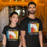 T-shirt Carte couleur du souvenir du Costa Rica<br><div class="desc">Un souvenir coloré Costa Rica carte t-shirt design,  parfait pour quiconque aime le beau petit pays d'Amérique centrale.</div>
