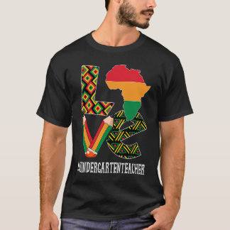 T-shirt Carte d'amour pour enseignant de maternelle Histoi