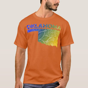 T-shirt Carte d'art de mandala colorée avec texte dans l'O