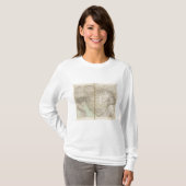 T-shirt Carte d'atlas de l'Autriche (Devant entier)