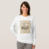 T-shirt Carte d'atlas du comté d'Alameda de page titre (Devant entier)