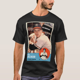T-shirt Carte de baseball Bob Uecker Milwaukee