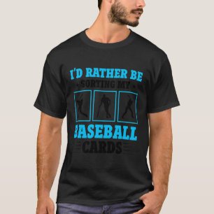 T-shirt Carte de baseball Collecteur de carte de baseball
