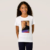 T-Shirt Carte de baseball de Benjamin Harrison (Devant entier)