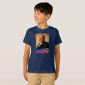 T-shirt Carte de baseball de Benjamin Harrison (Devant entier)
