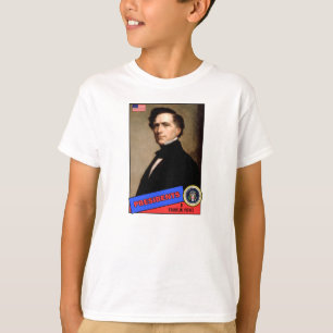 T-shirt Carte de baseball de Franklin Pierce
