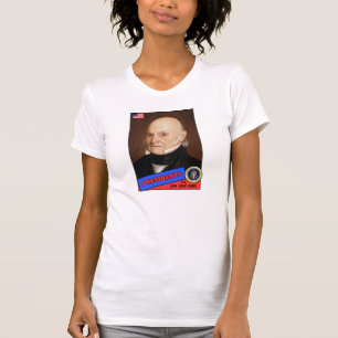T-shirt Carte de baseball de John Quincy Adams