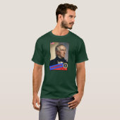T-shirt Carte de baseball de John Tyler (Devant entier)
