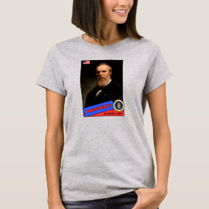 T-shirt Carte de baseball de Rutherford B. Hayes
