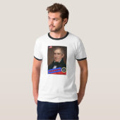 T-shirt Carte de baseball de William Henry Harrison (Devant entier)