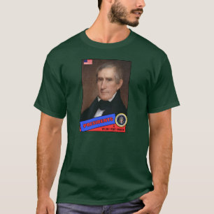 T-shirt Carte de baseball de William Henry Harrison