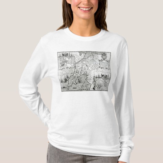 T-shirt Carte de Caernarvon, 1616 (Devant)