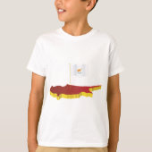 T-shirt Carte de Chypre (Devant)