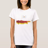 T-shirt Carte de Chypre (Devant)