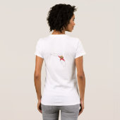 T-shirt Carte de drapeau de la Floride (Dos entier)