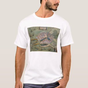 T-shirt Carte de Flissinga, de 'Civitates Orbis Terrarum