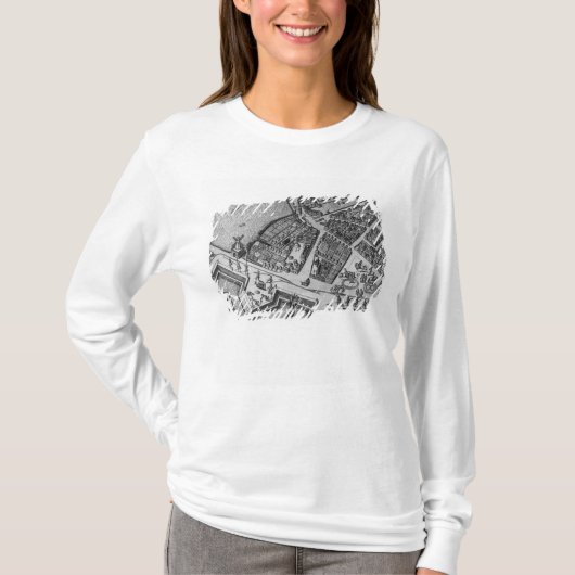 T-shirt Carte de Hambourg (Devant)