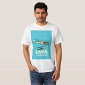 T-shirt Carte de Java indonésie (Devant entier)