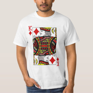 T-shirt Carte de jeu King of Diamonds