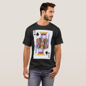 T-shirt Carte de jeu King of Spades (Devant entier)