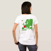 T-shirt Carte de la France (Dos entier)