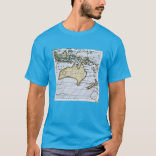 T-shirt Carte de la Nouvelle-Hollande