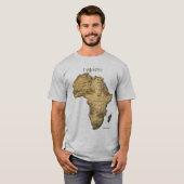 T-shirt Carte de la série AFRICA (Devant entier)