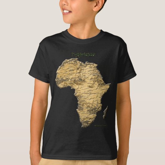 T-shirt Carte de la série AFRICA (Devant)