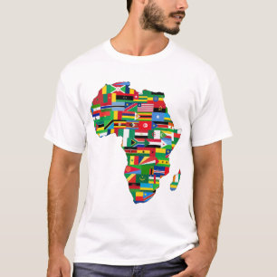 T-shirt Carte de l'Afrique