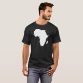 T-shirt Carte de l'Afrique (Devant entier)