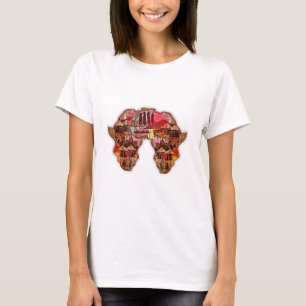 T-shirt Carte de l'Afrique : Célébrer la saison avec la cu