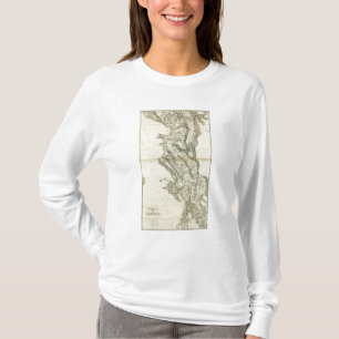 T-shirt Carte de l'Albanie