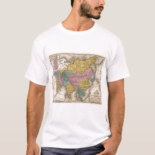 T-shirt Carte de l'Asie