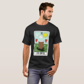 T-shirt Carte de lecture Tarot Café (Devant entier)