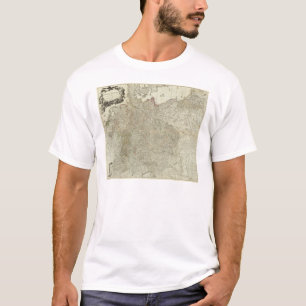 T-shirt Carte de l'empire de l'Allemagne
