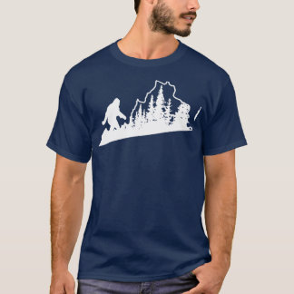 T-shirt Carte de l'État de Virginie Cadeau
