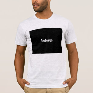 T-shirt Carte de l'état du Colorado Belong