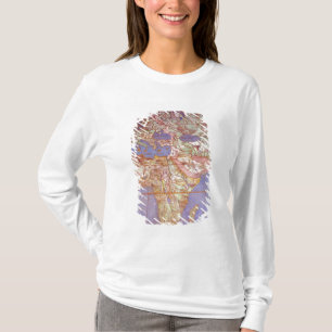 T-shirt Carte de l'Europe et de l'Afrique