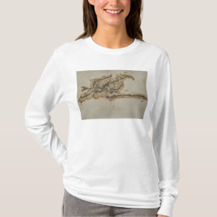 T-shirt Carte de l'île de Saint-Domingue