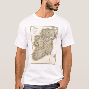 T-shirt Carte de l'Irlande