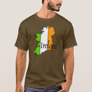 T-shirt Carte de l'Irlande